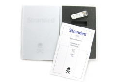 Stranded - artwork case interior and certificate